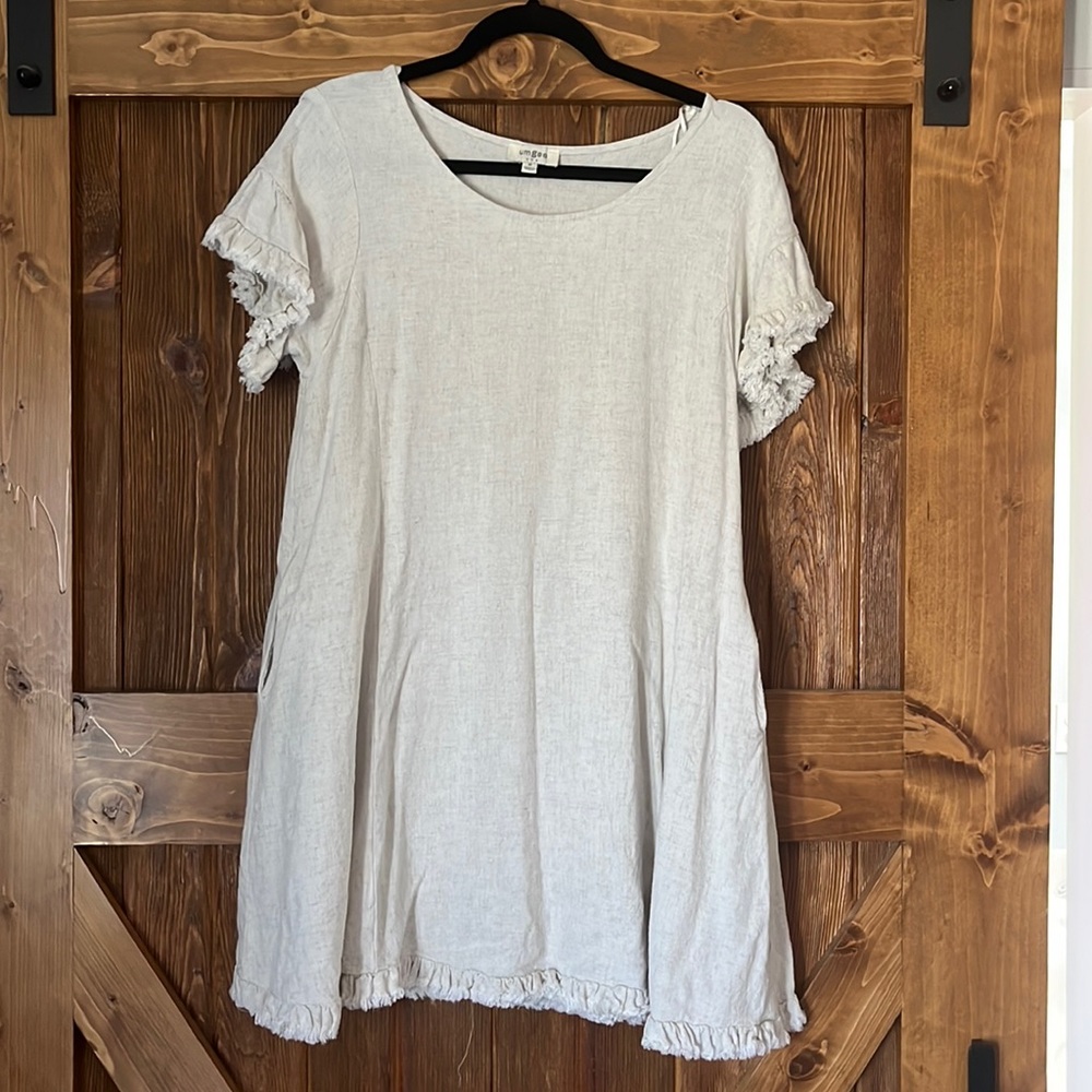 Umgee linen blend dress